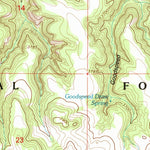United States Geological Survey Goodspeed Butte, MT (1995, 24000-Scale) digital map