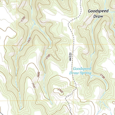 United States Geological Survey Goodspeed Butte, MT (2020, 24000-Scale) digital map