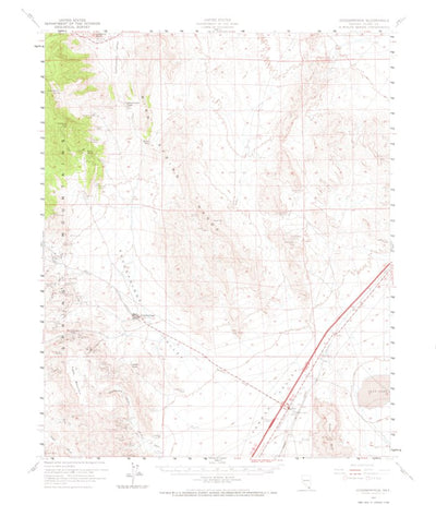 United States Geological Survey Goodsprings, NV (1960, 62500-Scale) digital map