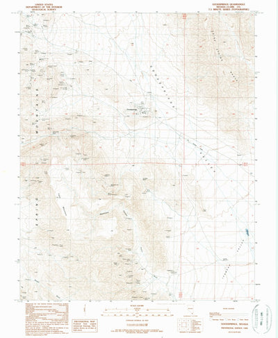 United States Geological Survey Goodsprings, NV (1989, 24000-Scale) digital map
