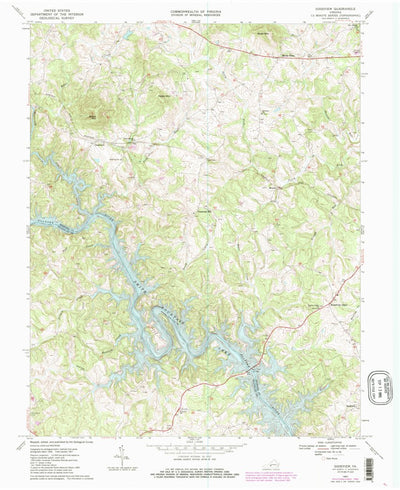 United States Geological Survey Goodview, VA (1967, 24000-Scale) digital map