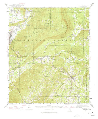 United States Geological Survey Goodwater, AL (1944, 62500-Scale) digital map