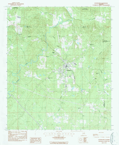 United States Geological Survey Goodwater, AL (1987, 24000-Scale) digital map
