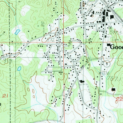 United States Geological Survey Goodwater, AL (1987, 24000-Scale) digital map