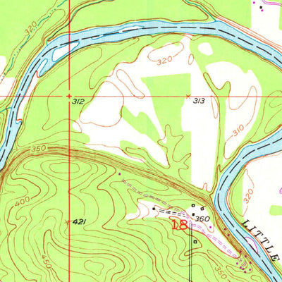 United States Geological Survey Goodwater, OK (1950, 24000-Scale) digital map