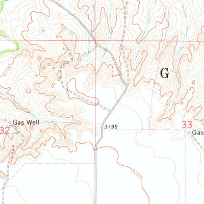 United States Geological Survey Goodwell NE, OK (1973, 24000-Scale) digital map
