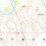 United States Geological Survey Goodwell NE, OK (1973, 24000-Scale) digital map