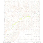United States Geological Survey Goodwell NW, OK (1973, 24000-Scale) digital map