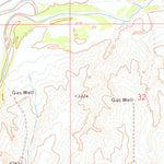 United States Geological Survey Goodwell NW, OK (1973, 24000-Scale) digital map