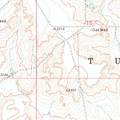 United States Geological Survey Goodwell NW, OK (1973, 24000-Scale) digital map