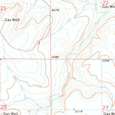 United States Geological Survey Goodwell, OK (1973, 24000-Scale) digital map