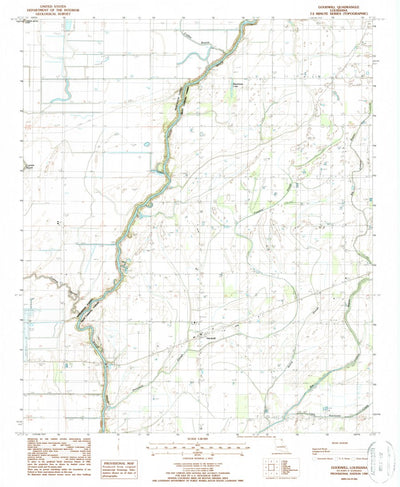 United States Geological Survey Goodwill, LA (1988, 24000-Scale) digital map