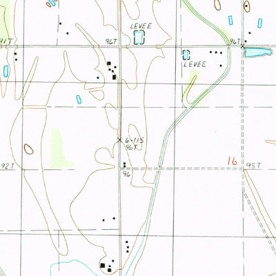 United States Geological Survey Goodwill, LA (1988, 24000-Scale) digital map