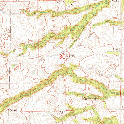 United States Geological Survey Goodwill, SD (1970, 24000-Scale) digital map