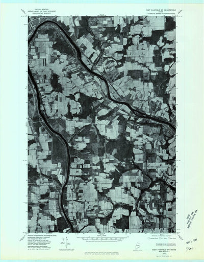 United States Geological Survey Goodwin, ME (1975, 24000-Scale) digital map