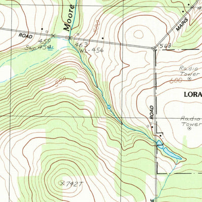 United States Geological Survey Goodwin, ME (1984, 24000-Scale) digital map