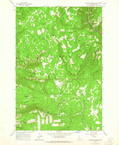 United States Geological Survey Goodwin Meadows, ID (1963, 24000-Scale) digital map
