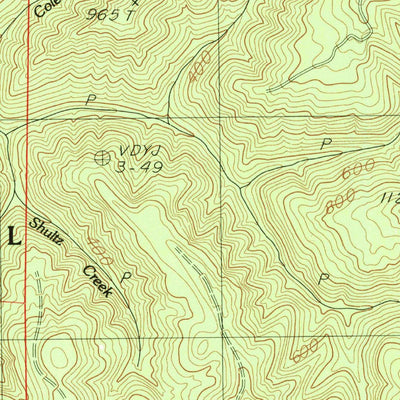 United States Geological Survey Goodwin Peak, OR (1984, 24000-Scale) digital map
