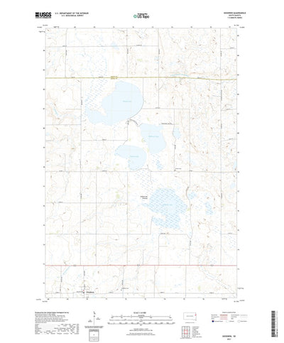 United States Geological Survey Goodwin, SD (2021, 24000-Scale) digital map