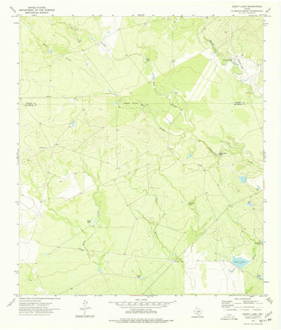 United States Geological Survey Goofy Lake, TX (1974, 24000-Scale) digital map