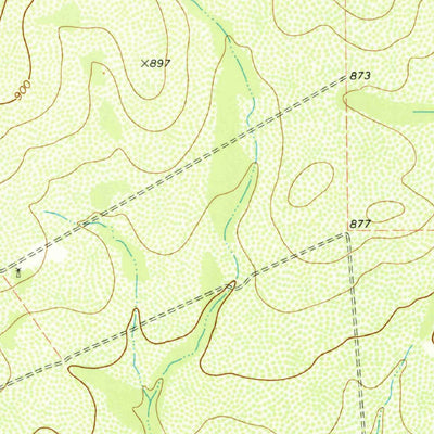 United States Geological Survey Goofy Lake, TX (1974, 24000-Scale) digital map