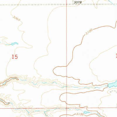 United States Geological Survey Goose Bill Butte NW, MT (1970, 24000-Scale) digital map