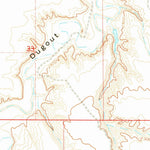 United States Geological Survey Goose Bill Butte NW, MT (1970, 24000-Scale) digital map