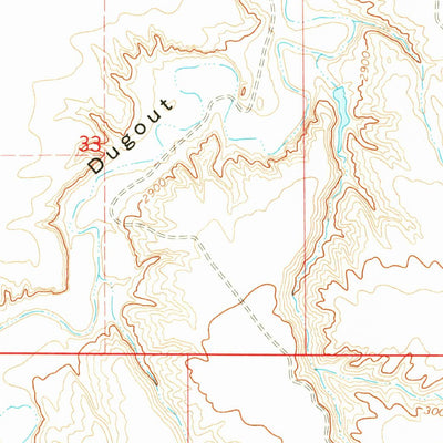 United States Geological Survey Goose Bill Butte NW, MT (1970, 24000-Scale) digital map