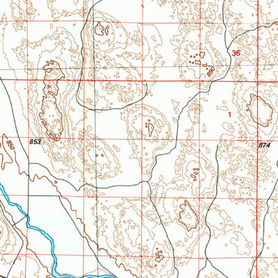 United States Geological Survey Goose Creek, NE (1985, 100000-Scale) digital map