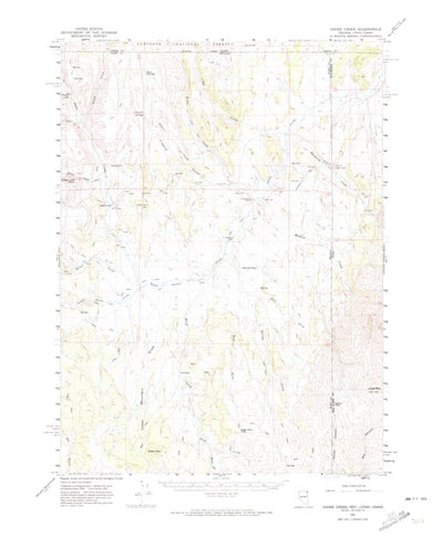United States Geological Survey Goose Creek, NV-UT-ID (1961, 62500-Scale) digital map