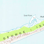 United States Geological Survey Goose Island, FL (1950, 24000-Scale) digital map