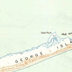 United States Geological Survey Goose Island, FL (1950, 31680-Scale) digital map