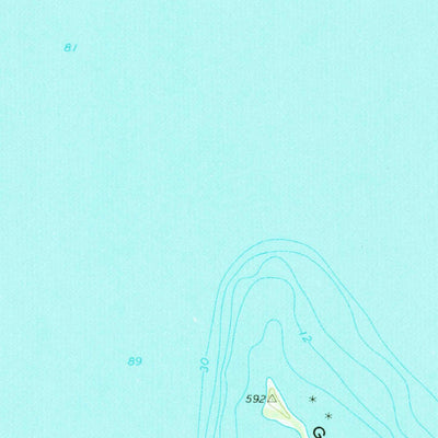 United States Geological Survey Goose Island, MI (1964, 24000-Scale) digital map