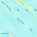 United States Geological Survey Goose Island, MI (1964, 24000-Scale) digital map