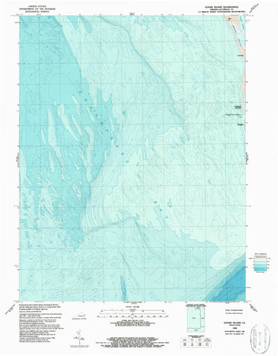 United States Geological Survey Goose Island, VA (1968, 24000-Scale) digital map