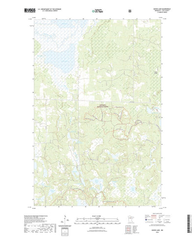 United States Geological Survey Goose Lake, MN (2022, 24000-Scale) digital map