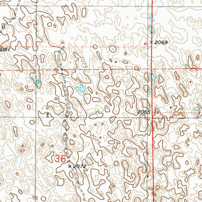 United States Geological Survey Goose Lake, NE (1981, 24000-Scale) digital map