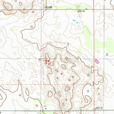 United States Geological Survey Goose Lake NE, NE (1981, 24000-Scale) digital map