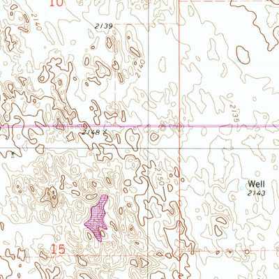 United States Geological Survey Goose Lake SW, NE (1981, 24000-Scale) digital map