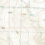 United States Geological Survey Gooseberry Creek, ID (1989, 24000-Scale) digital map