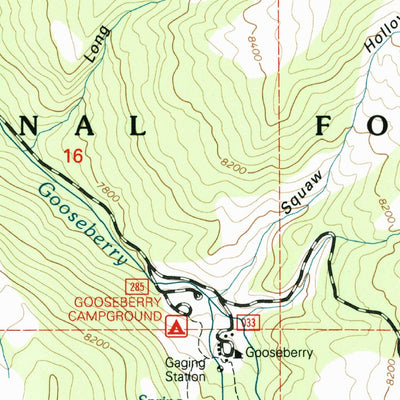 United States Geological Survey Gooseberry Creek, UT (2001, 24000-Scale) digital map