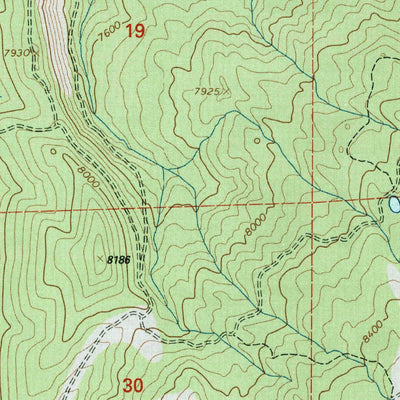 United States Geological Survey Gooseberry Creek, UT (2001, 24000-Scale) digital map