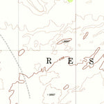 United States Geological Survey Gopher Spring, AZ (1982, 24000-Scale) digital map
