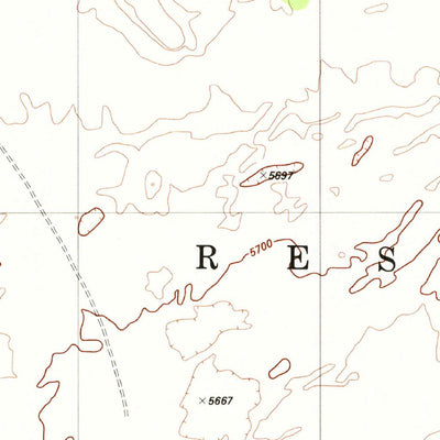 United States Geological Survey Gopher Spring, AZ (1982, 24000-Scale) digital map