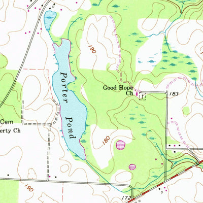 United States Geological Survey Gordon, AL-GA (1970, 24000-Scale) digital map