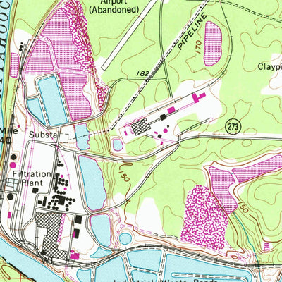 United States Geological Survey Gordon, AL-GA (1970, 24000-Scale) digital map