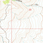 United States Geological Survey Gordon Creek, NV (1969, 24000-Scale) digital map