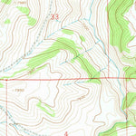United States Geological Survey Gordon Creek, WY (1967, 24000-Scale) digital map