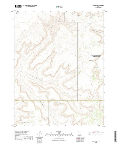 United States Geological Survey Gordon Flats, UT (2020, 24000-Scale) digital map