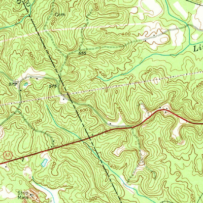 United States Geological Survey Gordon, GA (1956, 62500-Scale) digital map